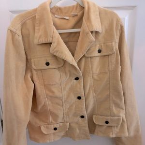 Light Yellow Corduroy Jacket